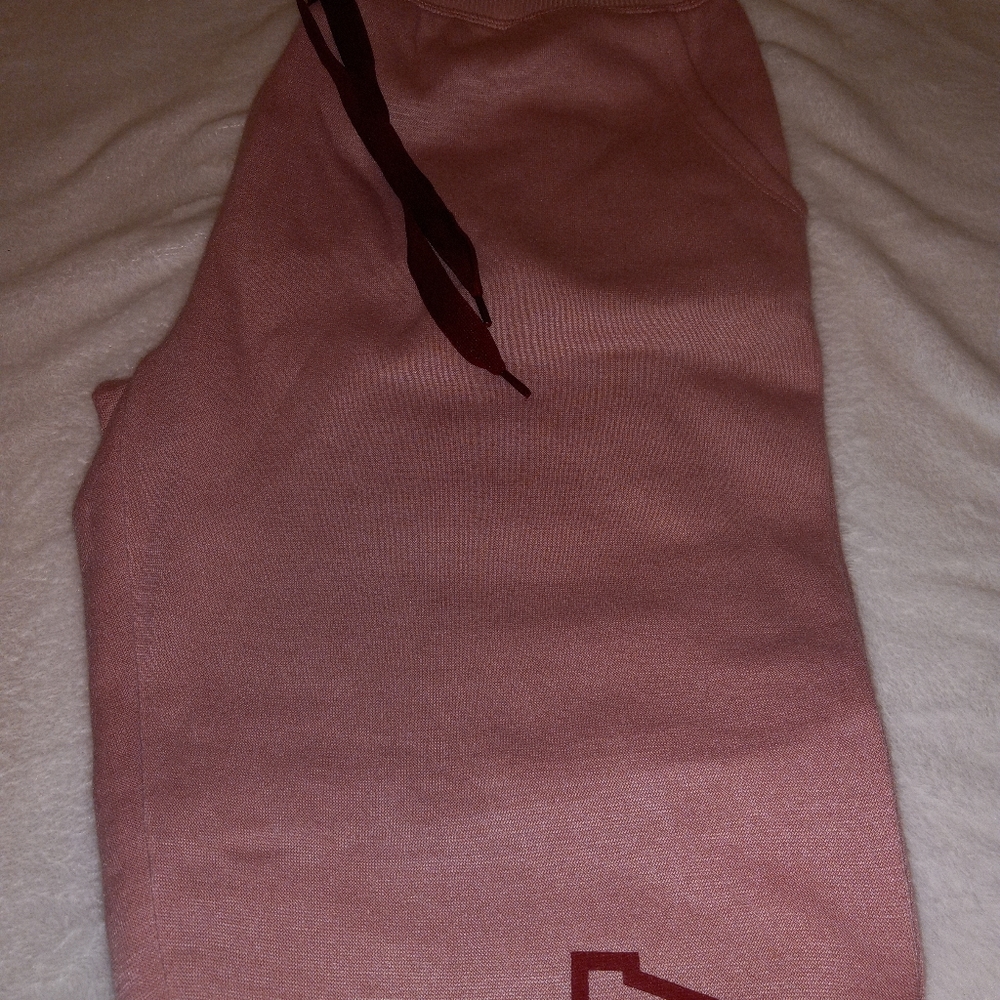 Blush Pink With Maroon Lettering. Aeropostale Sweats